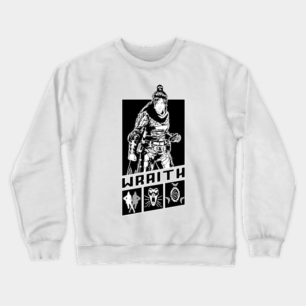 Wraith Crewneck Sweatshirt by Peolink